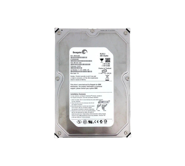 ST3250624NS - Seagate NL35 series 250GB 7200RPM 16MB Cache SATA 3Gb/s 3.5-inch Hard Drive