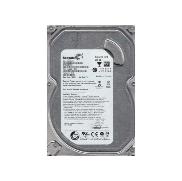 9GW132-505 - Seagate Pipeline HD.2 500GB 5900RPM SATA 3Gb/s 8MB Cache 3.5-inch Internal Hard Drive