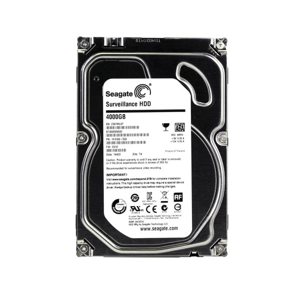 1F4168-500 - Seagate Surveillance 4TB 5900RPM 64MB Cache SATA 6Gb/s 3.5-inch Hard Drive