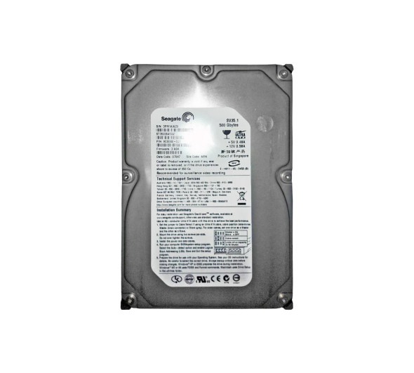 ST3500641AV - Seagate SV35.1 Series 500GB 7200RPM IDE Ultra ATA/100 (ATA-6) 16MB Cache (CE) 3.5-inch Hard Drive