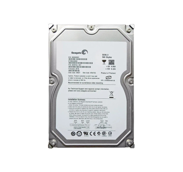 ST3500320SV - Seagate SV35.3 500GB 7200RPM SATA 3Gb/s 32MB Cache 3.5-inch Hard Drive