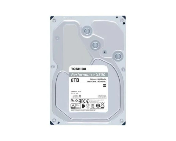 HDWE160XZSTA - Toshiba 6TB 7200RPM SATA 6Gb/s 128MB Cache 3.5-inch Hard Drive