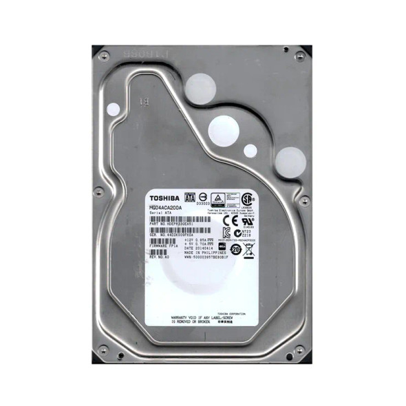 MG04ACA200A - Toshiba Enterprise Capacity MG04 Series 2TB 7200RPM SATA 6Gb/s Nearline 128MB Cache 3.5-inch Hard Drive