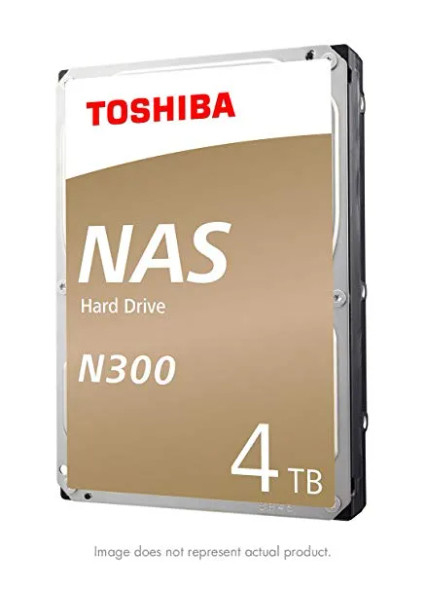 HDWQ140XZSTA - Toshiba N300 NAS 4TB 7200RPM SATA 6Gb/s 128MB Cache 3.5-inch Hard Drive
