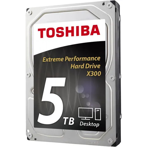 HDWE150XZSTA - Toshiba X300 5TB 7200RPM SATA 6Gb/s 128MB Cache 3.5-inch Hard Drive