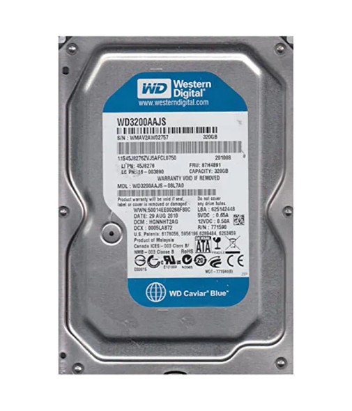 WD3200AAJS-08L7A0 - Western Digital Caviar Blue 320GB 7200RPM SATA 3Gb/s 8MB Cache 3.5-inch Hard Drive