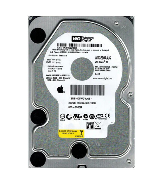 WD3200AAJS-41VWA0 - Western Digital Caviar Blue 320GB 7200RPM SATA 3Gb/s 8MB Cache 3.5-inch Hard Drive