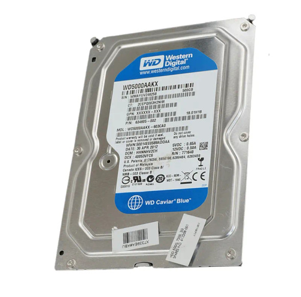 WD5000AAKX-603CA00 - Western Digital Caviar Blue 500GB 7200RPM SATA 6Gb/s 16MB Cache 3.5-inch Hard Drive
