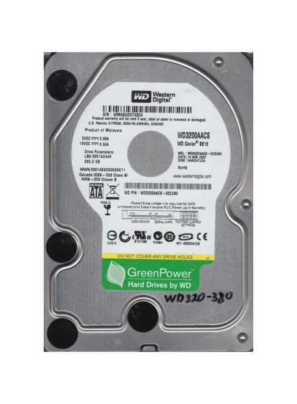 WD3200AACS - Western Digital Caviar GP 320GB 7200RPM SATA 3Gb/s 16MB Cache 3.5-inch Hard Drive