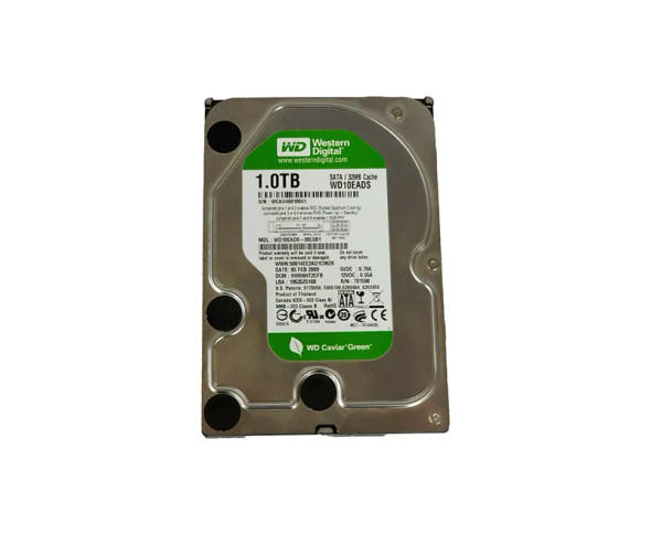 WD10EADS-00L5B1 - Western Digital Caviar Green 1TB 5400RPM SATA 3Gb/s 32MB Cache 3.5-inch Hard Drive