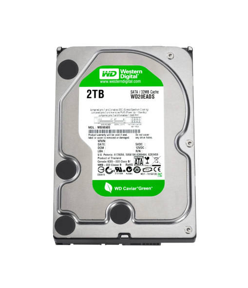 WD20EADS - Western Digital Caviar Green 2TB 5400RPM SATA 3Gb/s 32MB Cache 3.5-inch Hard Drive