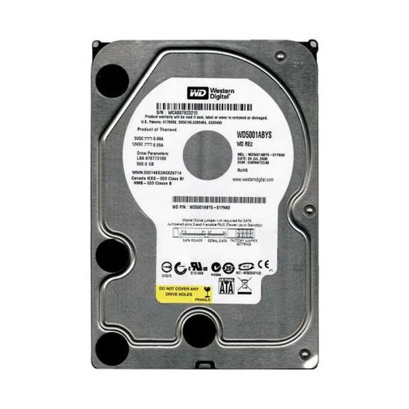 5001ABYS - Western Digital RE2 500GB 7200RPM SATA 3Gb/s 16MB Cache 3.5-inch Hard Drive