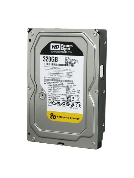 WD3202ABYS - Western Digital RE3 320GB 7200RPM SATA 3Gb/s 16MB Cache 3.5-inch Hard Drive