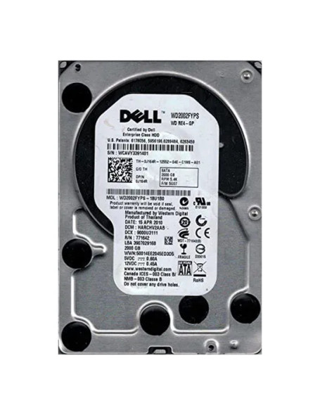 WD2002FYPS-18U1B0 - Western Digital RE4-GP 2TB 5400RPM SATA 3Gb/s 64MB Cache 3.5-inch Hard Drive