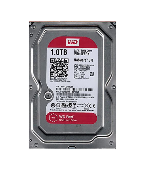 WD10EFRX - Western Digital Red 1TB 5400RPM SATA 6Gb/s 64MB Cache 3.5-inch Hard Drive