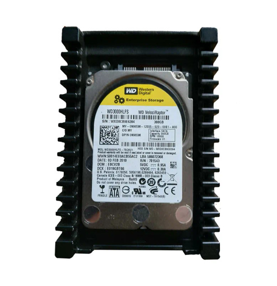 WD3000HLFS-75G6U1 - Western Digital VelociRaptor 300GB 10000RPM SATA 3Gb/s 16MB Cache 3.5-inch Hard Drive