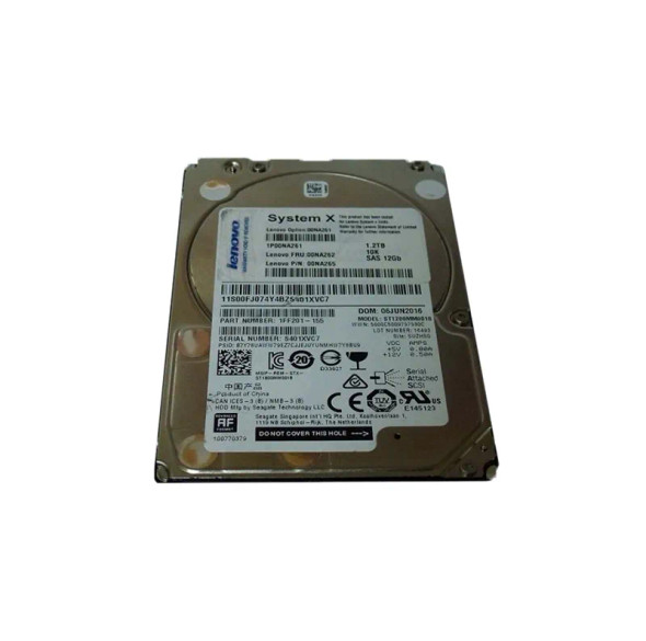 00NA265 - IBM 1.2TB 10000RPM SAS 12Gb/s 2.5-inch Hard Drive