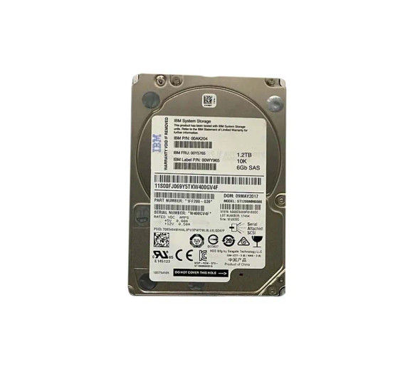00WY965 - IBM 1.2TB 10000RPM SAS 6Gb/s 2.5-inch Hard Drive