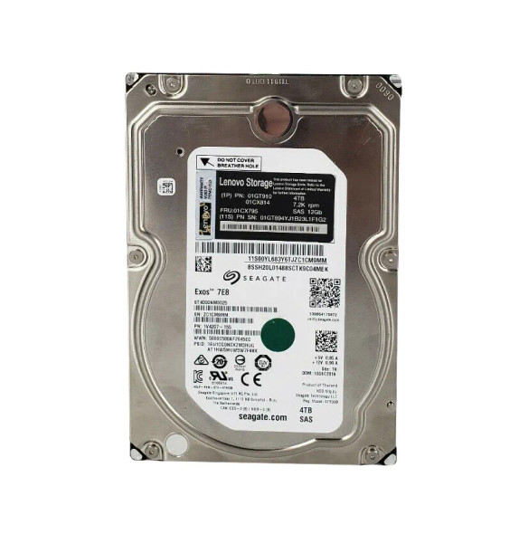 01GT910 - Lenovo 4TB SAS 7200RPM 3.5-inch Hard Drive