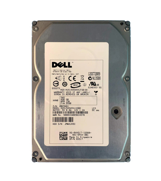 0B23461 - Hitachi Ultrastar 15K450 450GB 15000RPM 16MB Cache SAS 3Gb/s 3.5-inch Hard Drive