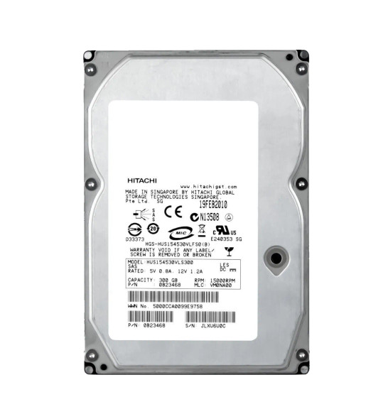 0B23468 - HGST Hitachi Ultrastar 15K450 300GB 15000RPM SAS 3Gb/s 16MB Cache 3.5-inch Hard Drive