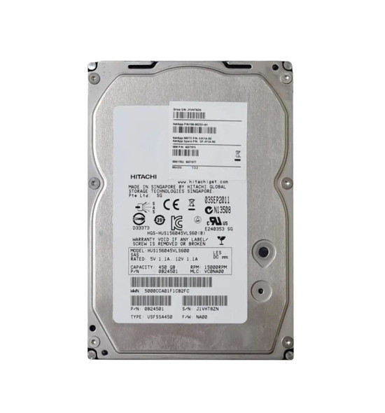 0B24501 - IBM Ultrastar 15K450 series 450GB 15000RPM SAS 6Gb/s Hot-Swappable 64MB Cache 3.5-inch Hard Drive
