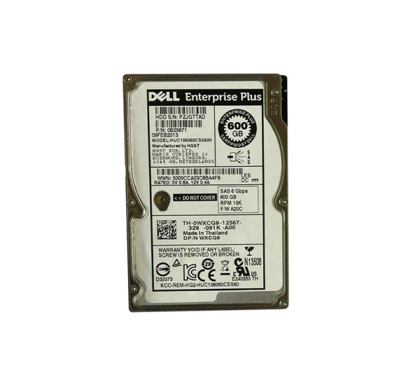 0B25671 - Hitachi 600GB 10000RPM SAS 6Gb/s 64MB Cache 2.5-inch Hard Drive