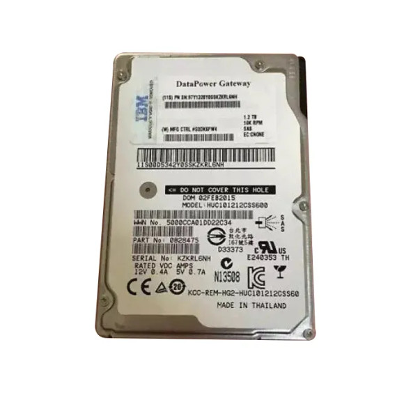 0B28475 - HGST Ultrastar C10K1200 Series 1.2TB 10000RPM SAS 6Gb/s 64MB Cache 2.5-inch Hard Drive