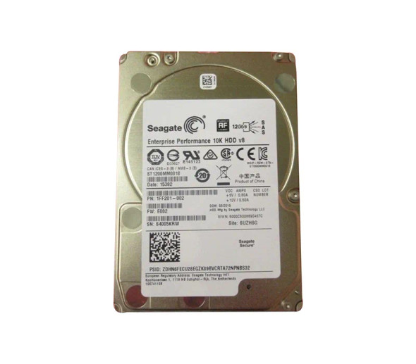 1FF201-002 - Seagate Enterprise Performance 10K.8 1.2TB 10000RPM SAS 12Gb/s 128MB Cache (512e) 2.5-inch Hard Drive