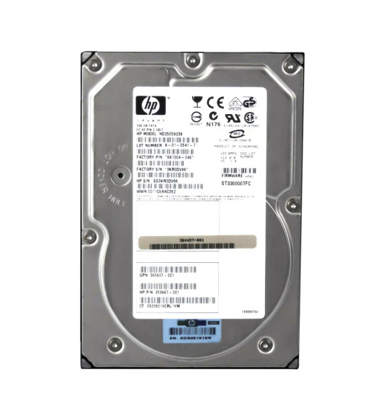 359667-001 - HP 250GB 10000RPM Fibre Channel 2Gb/s Hot-Swappable 3.5-inch Hard Drive