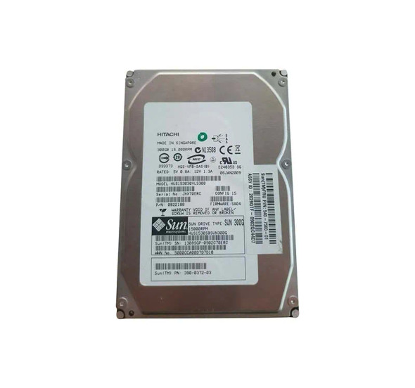 390-0372 - Sun 300GB 15000RPM SAS 3Gb/s Hot-Pluggable 16MB Cache 3.5-inch Hard Drive