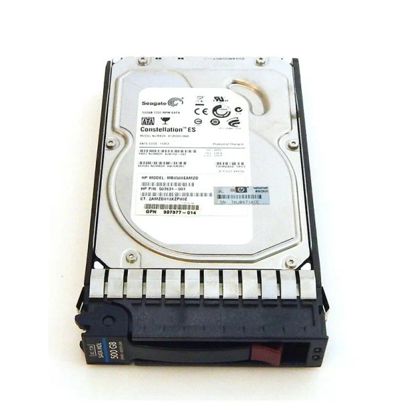 397377-014 - HP 500GB 7200RPM SATA 3Gb/s LFF Hot-Swappable 3.5-inch Hard Drive with Tray