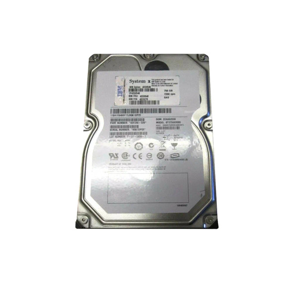 42C0279 - IBM 750GB SAS 3Gb/s 7200RPM Hot-Swappable Nearline 16MB Cache 3.5-inch Hard Drive