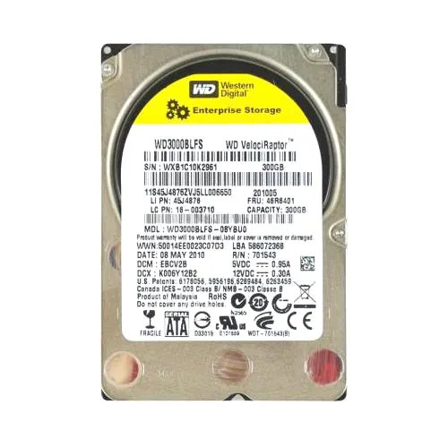 45J4876 - IBM 300GB SATA 10000RPM 2.5-inch Hard Drive