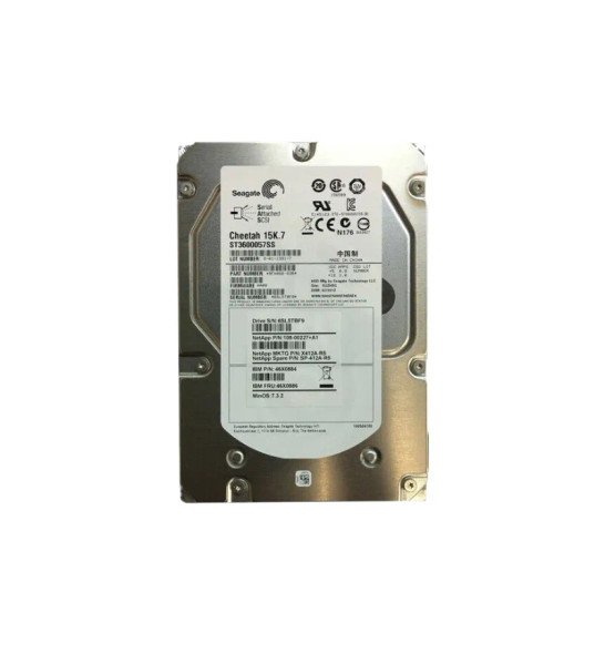 46X0884 - IBM 600GB 15000RPM SAS 6Gb/s Hot-Swappable 3.5-inch Hard Drive with Tray for N series