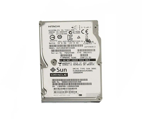 542-0387 - Sun 300GB 10000RPM SAS 6Gb/s 2.5-inch Hard Drive