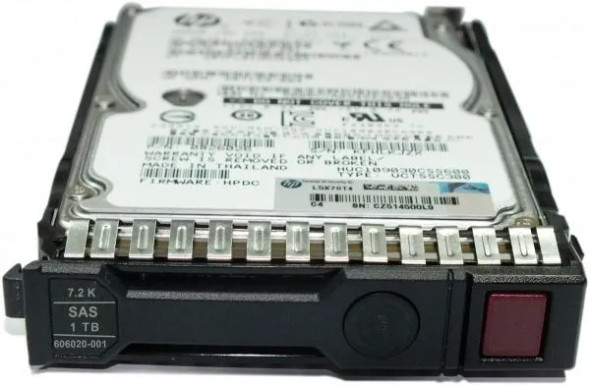 605835-B21 - HPE 1TB 7200RPM SAS 6Gb/s DP 2.5-inch Hard Drive for ProLiant G1 G2 G3 G4 G5 G6 and G7