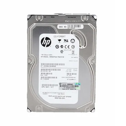 684180-001 - HP 1TB SATA 3Gb/s Midline 7200RPM Hot-Swappable 3.5-inch Hard Drive
