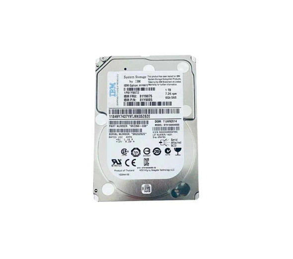 81Y9885 - IBM 1TB 7200RPM SAS 6Gb/s Nearline 2.5-inch Hard Drive