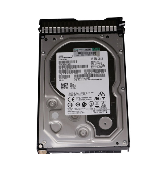 879481-001 - HP 4TB 7200RPM SATA 6Gb/s Sc DS 3.5-inch Hard Drive