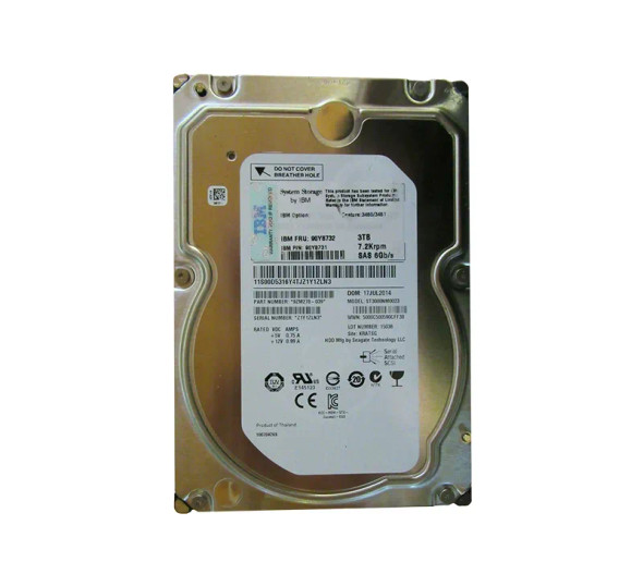 90Y8731 - IBM 3TB 7200RPM SAS 6Gb/s Hot-Swappable Nearline 3.5-inch Hard Drive