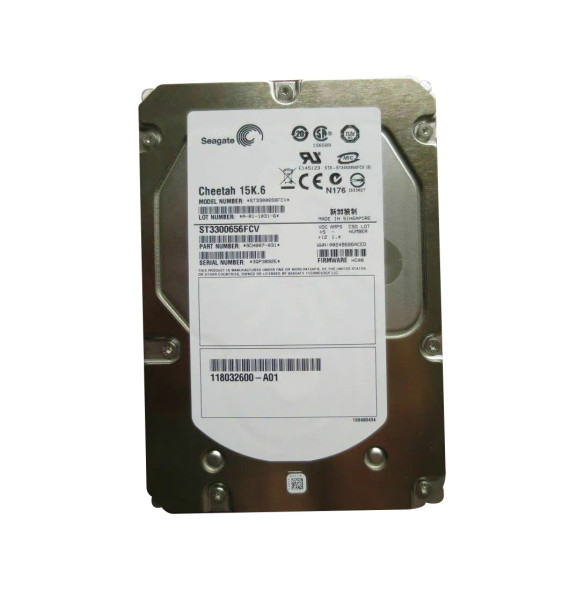 9CH007-031 - Seagate Cheetah 15K.6 300GB 15000RPM 16MB Cache Fibre Channel 4Gb/s 3.5-inch Hard Drive