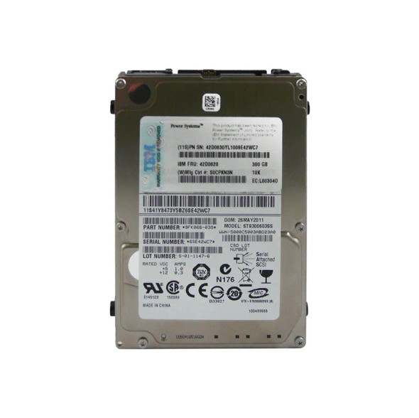 9FK066-039 - IBM 300GB 10000RPM SAS 6Gb/s Hot-Swappable 2.5-inch Hard Drive with Tray