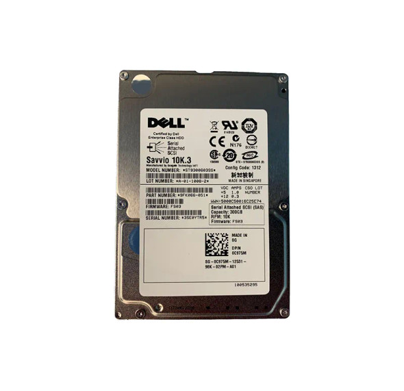 9FK066-051 - Seagate 300GB 10000RPM SAS 6Gb/s 16MB Cache 2.5-inch Hard Drive