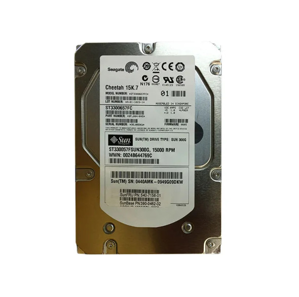 9FL004-045 - Seagate Cheetah 15K.7 300GB 15000RPM Fibre Channel 4Gb/s 16MB Cache 3.5-inch Hard Drive