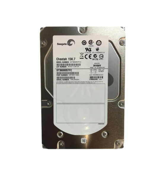 9FN004-036 - Seagate Cheetah 15K.7 600GB 15000RPM Fibre Channel 4Gb/s 16MB Cache 3.5-inch Hard Drive