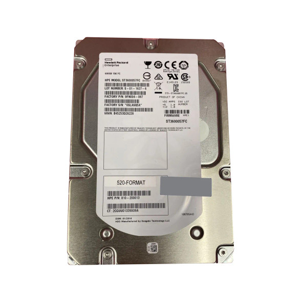 9FN004-087 - Seagate Cheetah 15K.7 600GB 15000RPM Fibre Channel 4Gb/s 16MB Cache 3.5-inch Hard Drive
