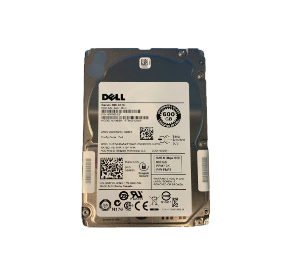 9PP066-251 - Dell Savvio 10K.4 600GB 10000RPM SAS 6Gb/s 16MB Cache (SED / 512n) 2.5-inch Hard Drive