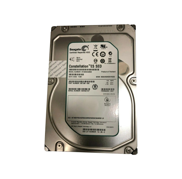 9ST248-880 - Seagate Constellation ES Series 2TB 7200RPM SAS 6Gb/s 16MB Cache (SED) 3.5-inch Hard Drive