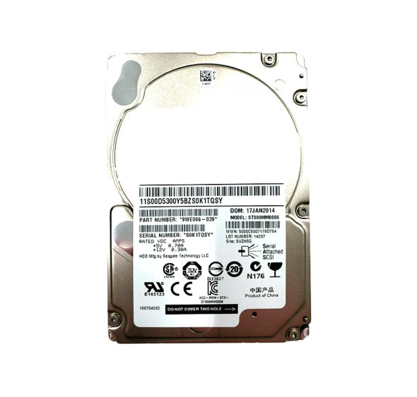 9WE066-039 - Seagate Savvio 10K.6 300GB 10000RPM SAS 6Gb/s 64MB Cache 2.5-inch Hard Drive